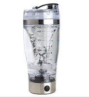 Tragbare Tasse für Kaffee Obstsaft Protein Shaker Tornado Mixer 450ml Rühren Cup