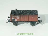 Märklin H0 aus 46026 - 06, Hochbordwagen mit Kohleladung O11, DR, gealtert, neu