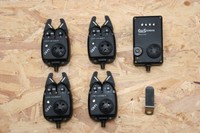 4er Bissanzeigerset´s Carp-Sounder CSF1 (rot,gelb,grün,blau) mit Transportkoffer