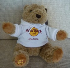 Hard Rock Cafe AYIA NAPA HRC CLASSIC Teddy Bear PLUSH with TAG Brand New!!