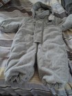 Absorba Hooded Baby Bunting Suit - Boys or Girls - 9 Months - Thick & Warm