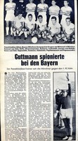 Panathinaikos Athen--Mannschaftsfoto--Fussball-Zeitungsausschnitt von 1967-SW-