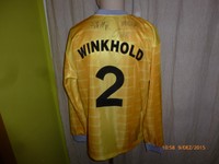 Alemannia Aachen Nike Matchworn Trikot 98/99 + Nr.2 Winkold + Handsigniert Gr.L