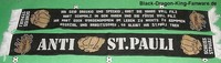 Anti St. Pauli Schal "Anti Pauli"  Fan Ultra Kurve Block + neu + 100% Acryl