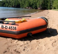 Schlauchboot Kennzeichen Bootsnummer 2 Stück FZ2896