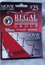 Brand New $25 Regal movie theater Gift Card