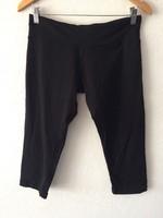 USA Pro Fitness Exercise Trousers Size 12 Black Cropped  R7874