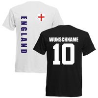 England T-Shirt Trikot ÜBERGRÖßE 3XL-5XL- EM 2016 Fußball - inkl. Name + Nr