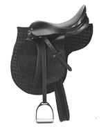 Haflinger Vielseitigkeitssattel 17,5" Sattel Set Sattelset Braun Haflingersattel