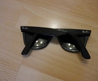Original Ray-Wayfarer Sonnenbrille schwarz mit Etui
