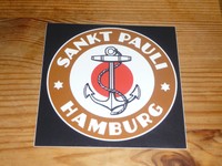 8 AUFKLEBER VON ULTRAS ST.PAULI  "NEU"   ( GRÖßE ca. 9,8 X 9,8 cm ) 