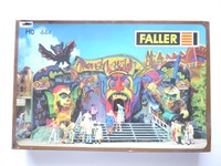 Jahrmarkt Kirmes Geisterbahn ghost train MONSTER HÖHLE Faller 444 1:87 H0 boxed!