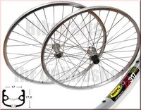 LAUFRADSATZ 26" MTB XM317 MAVIC XM 317 Shimano Deore LX V-BRAKE 26 Zoll