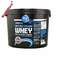 Biotech USA(ab18,23€/kg) NITRO PURE WHEY GOLD 454g - 2200g - 4000g Molkeprotein