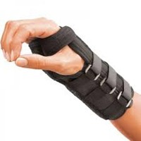 Manu-Hit Carpal HANDgelenkBANDAGE  XL Handgelenkumfang  22cm Links Schwarz NEU!!