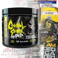 CANNIBAL FEROX AMPED 280g Pre Workout Booster Muskelaufbau Chaos & Pain + BONUS