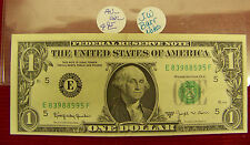 1963 B $1 United States Note #E 83988595 F - Au Uncirculated