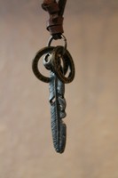 Surfer Indiana Feder Halskette Nr.K016