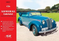 1/24 Opel Admiral Cabriolet Plastikbausatz 010-424021