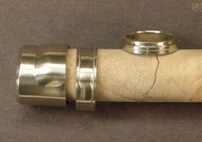 Fly Rod Reel Seat nickel silver pocketed cap & ring hardware