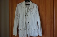 Sommer Jacke Damen Gr.38/40 M in weiß, TOP