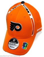 Philadelphia Flyers NHL Hockey Reebok Center Ice Flexfit Cap Kappe NEU Size S/M