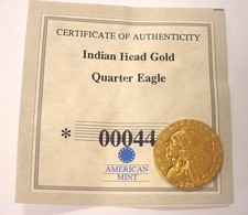 1925-D Indian Head Gold Quarter Eagle $2.50 Coin