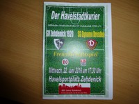 22.06.2016  SV Zehdenick 1920 - Dynamo Dresden 