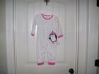NEW! CARTERS GIRL PENGUIN ONE PIECE JUMP SUIT SIZE 18 MONTHS FROM SEARS 