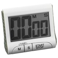 Kurzzeitmesser magnetisch Eieruhr Küchenwecker Timer digital Stoppuhr - weiß