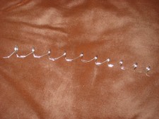 Nos Set of Stainless Steel Free Flow Casting (non-fouling) Guides