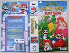 THE SUPER MARIO BROS. SUPER SHOW - *RARE VHS TAPE* {1989}