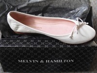 Melvin & Hamilton Ballerinas,beige,Gr. 39 (38), neu !