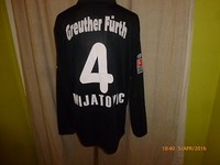 SpVgg Greuther Fürth umbro Langarm Matchworn Trikot 06/07 + Nr.4 Mijatovic Gr.XL