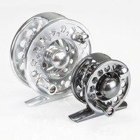 X-Version Fly Fliegenrolle Flyguide 10 #5/6 silber inkl. Gratis Fliegenrolle #1