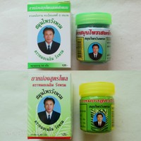 50g WANGPHROM Original Thai Massage Balm Gelb & Grün Kräuter Salbe Spa Öl