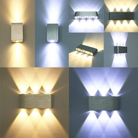 2W 6W 18W LED Wandleuchte Wandlampe Led Flurlampe Wandstrahler up down effekt DE