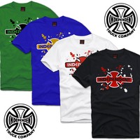 ★ INDEPENDENT "SPLATTER" Skate T-Shirt S,M,L OrIgInAlS★