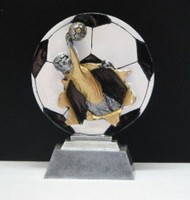 Torwartpokal, Pokale, Fußballtrophäe 16,0 cm in 3D inkl. Gravur