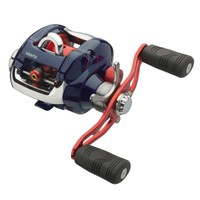 Daiwa Viento L Linkshand Baitcastrolle mit Twitchin' Bar mit Aluminium Gehäuse