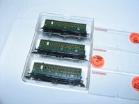 Fleischmann H0 5092 Konvolut  3 Abteilwagen 3. Kl. DRG 1541   OVP