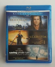 New listing
The Sapphire Collection: Saving Private Ryan-Braveheart-Gladiator -Blu-Ray