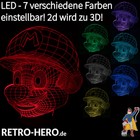 Nintendo 3D LED Leuchte Lampe Merchandising Werbeschild Reklame Super Mario Bros