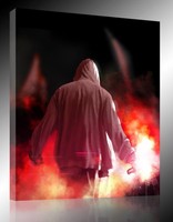 KUNSTLEINWAND PYRO WUNSCHBILD ERSTELLUNG 100X70CM (ROT,MUNCHEN,STUTTGART,KOLN)