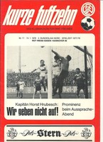 Programm  77/78  Li   Rot Weiß Essen - Hannover 96