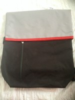 NEW KIN john lewis ,ROLL UP TOP DUFFLE BAG /Backpack / Charcol Bla& grey RRP £40