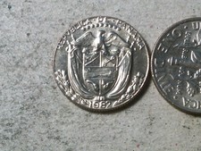 Panama. 1/10 balboa. Decimo de balboa. 1982