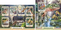 GUINEA BISSAU 2016 ** Dinosaurs Dinosaurier SET #008ba