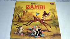 Walt Disney's Bambi: Story and Songs 33rpm LP ST 3903   SEE AND HEAR IT!