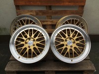 19 Zoll LM Felgen 5x112 et45 Gold poliert Gutachten GTI R S-Line RS TT Le Mans